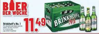 trinkgut Brinkhoff's No. 1 Pils, alkoholfrei oder Radler naturtrüb Angebot