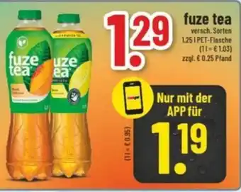 trinkgut fuze tea Angebot