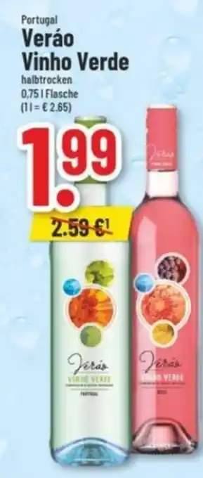 trinkgut Veráo Vinho Verde halbtrocken Angebot