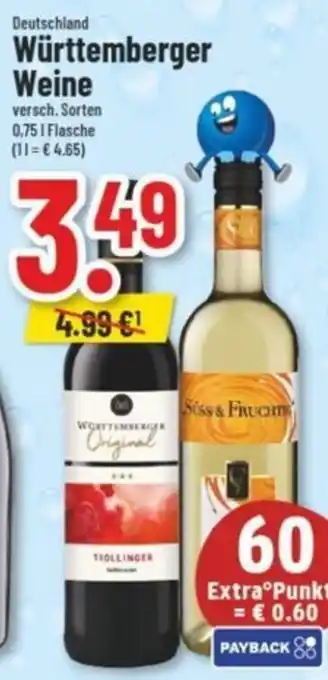 trinkgut Württemberger Weine Angebot