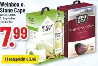 trinkgut Weinbox o. Stone Cape Angebot