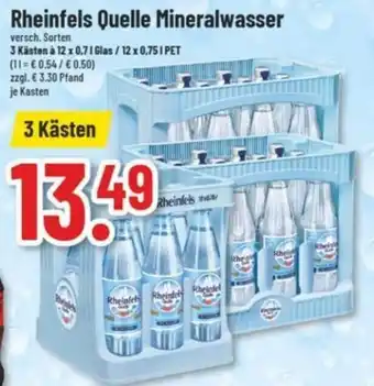 trinkgut Rheinfels Quelle Mineralwasser Angebot