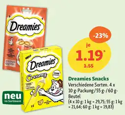 Fressnapf Dreamies Snacks Angebot