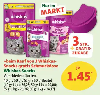 Fressnapf Whiskas Snacks Angebot