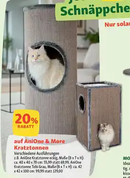 Fressnapf AniOne & More Kratztonnen Angebot