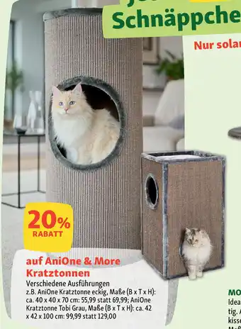 Fressnapf AniOne & More Kratztonnen Angebot