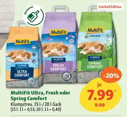 Fressnapf MultiFit Ultra, Fresh oder Spring Comfort Angebot