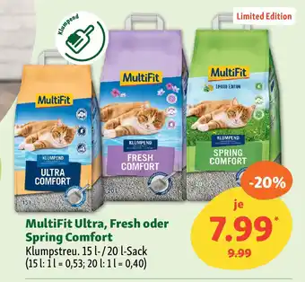 Fressnapf MultiFit Ultra, Fresh oder Spring Comfort Angebot