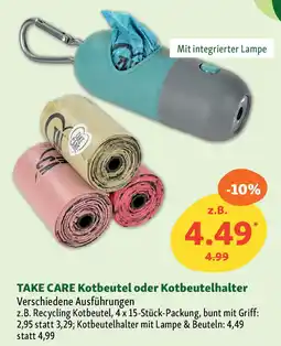 Fressnapf TAKE CARE Kotbeutel oder Kotbeutelhalter Angebot