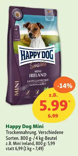 Fressnapf Happy Dog Mini Trockennahrung. Angebot