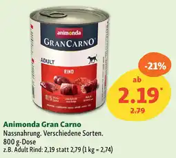 Fressnapf Animonda Gran Carno Nassnahrung. Angebot