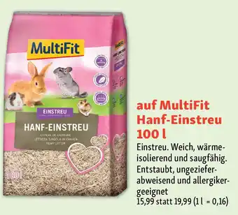 Fressnapf MultiFit Hanf-Einstreu 100 [ Angebot