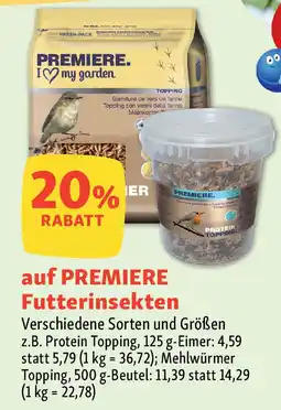Fressnapf PREMIERE Futterinsekten Angebot