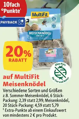 Fressnapf MultiFit Meisenknödel Angebot