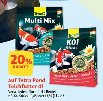 Fressnapf Tetra Pond Teichfutter 4L Angebot