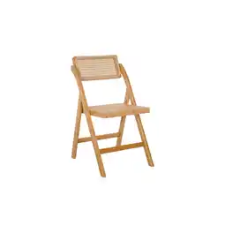 Netto Marken-Discount hjh LIVING Klappstuhl TUDELA BAMBOO Bambus, Rattan Angebot