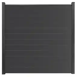 toom Baumarkt GroJa Steckzaun 'BasicLine' schmal Stecksystem anthrazitgrau 180 x 180 cm Angebot