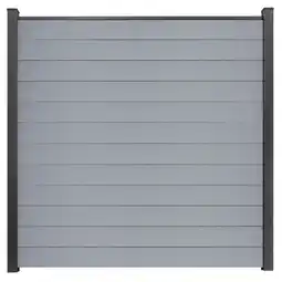 toom Baumarkt GroJa Steckzaun 'BasicLine' schmal Stecksystem silbergrau 180 x 180 cm Angebot