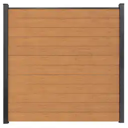 toom Baumarkt GroJa Steckzaun 'BasicLine' schmal Stecksystem Eichefarben/natur 180 x 180 cm Angebot