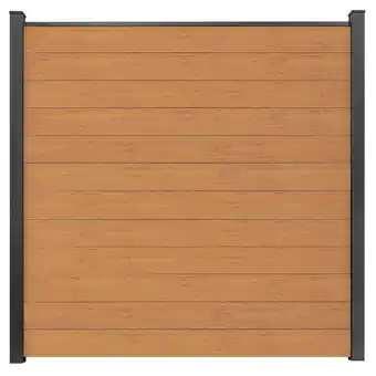 toom Baumarkt GroJa Steckzaun 'BasicLine' schmal Stecksystem Eichefarben/natur 180 x 180 cm Angebot