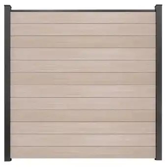 toom Baumarkt GroJa Steckzaun 'BasicLine' schmal Stecksystem Eichefarben hell 180 x 180 cm Angebot