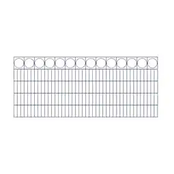 toom Baumarkt Arvotec Doppelstabmatte 'Exclusive' anthrazit 210 x 100 cm, mit Ringdekor Angebot