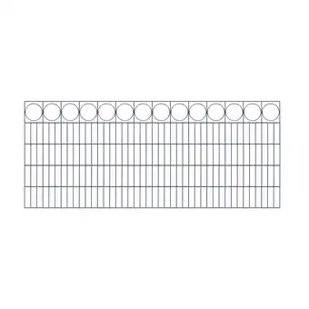 toom Baumarkt Arvotec Doppelstabmatte 'Exclusive' anthrazit 210 x 100 cm, mit Ringdekor Angebot