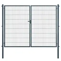 toom Baumarkt Arvotec Doppeltor 'Essential' anthrazit 300 x 180 cm, mit Zaunanschluss Angebot