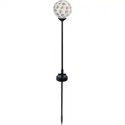 toom Baumarkt toom LED-Solar-Dekoleuchte 'Kugel' rose/weiß Ø 9 cm Angebot