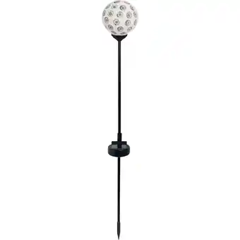 toom Baumarkt toom LED-Solar-Dekoleuchte 'Kugel' rose/weiß Ø 9 cm Angebot