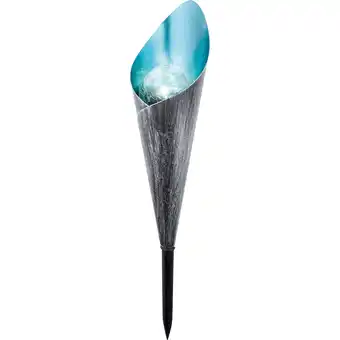 toom Baumarkt toom Solarfackel-Set grau/blau 7,5 x 25,5 cm 2-teilig Angebot