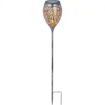 toom Baumarkt toom Solarfackel silbern/gold Ø 12,5 x 75,5 cm Angebot