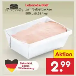 Netto Marken-Discount Leberkäs-Brät Angebot