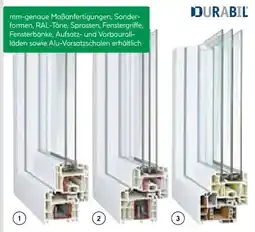 BayWa Durabil Kunststoff-Fenster Angebot