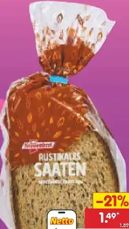 Netto Marken-Discount Harry Brot Kronenbrot Rustikales Angebot