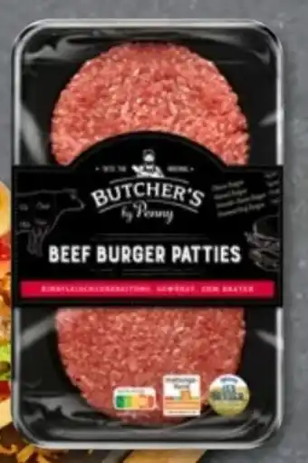 PENNY Butcher's by Penny Beef Burger Patties Angebot