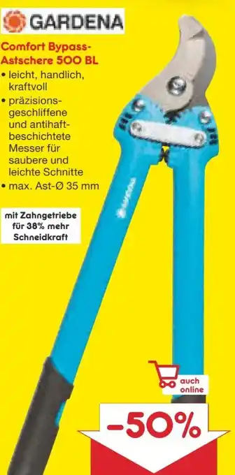 Netto Marken-Discount Gardena Comfort Bypass Astschere 500 BL Angebot