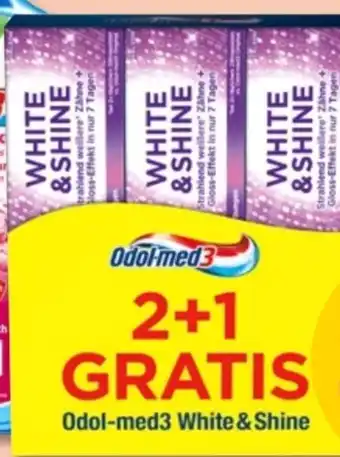 PENNY Odol-Med 3 Zahncreme White & Shine Angebot