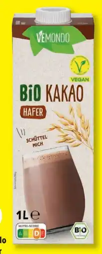 Lidl Vemondo Bio Kakao Haferdrink Angebot