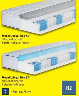 Lidl BeCo Matratzen 7-Zonen-Boxspring-Matratze Royal Flex KS Angebot