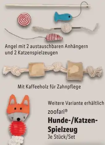 Lidl zoofari Katzenspielzeug Angebot