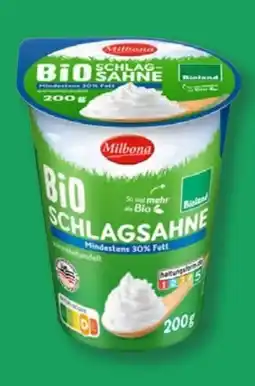 Lidl Milbona Bio-Schlagsahne Angebot