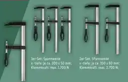 Lidl Parkside Schraubzwingen Angebot