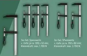 Lidl Parkside Schraubzwingen Angebot