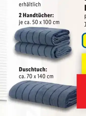 Lidl Livarno Home Frottier-Handtücher Angebot