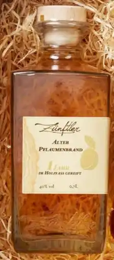 Lidl Zünftler Alter Pflaumenbrand 1 Jahr Angebot