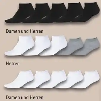 Lidl Esmara Damen-Sneakersocken 5 Paar Angebot