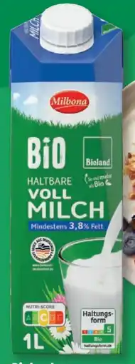 Lidl Milbona Bio-Vollmilch Angebot