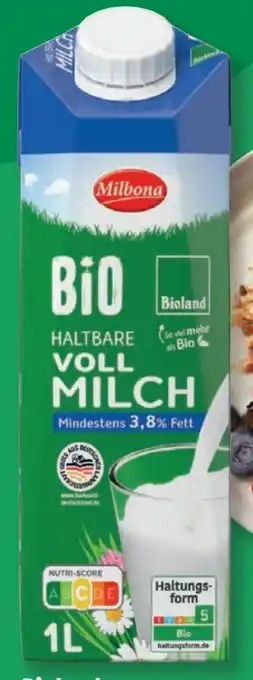 Lidl Milbona Bio-Vollmilch Angebot