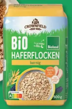 Lidl Crownfield Bio Haferflocken Kernig Angebot